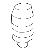 74144SR3000 - Body: Hood Cushion for Honda: Civic, CR-V, CR-Z, Fit, HR-V, Insight, Odyssey Image