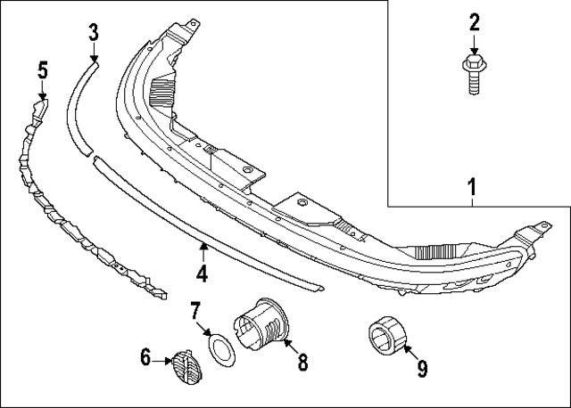 92293BE000 - : Lamp Bracket for Hyundai Image