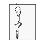 349101GR0A - Body: Shift Knob for Nissan: Murano Image