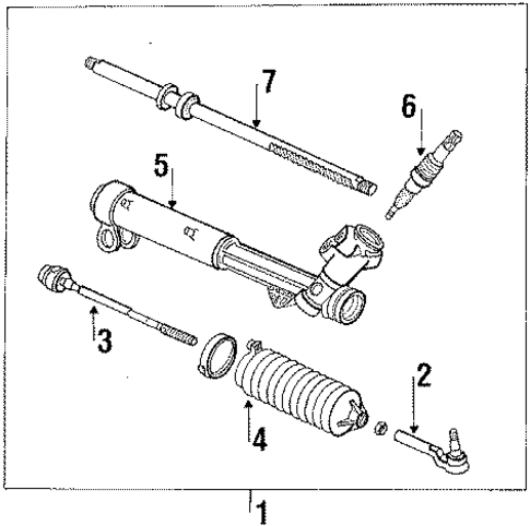 Steering Gear & Linkage for 1991 Buick Regal #1