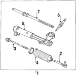 26044830 - Steering: Gear Assembly for Buick: Regal | Chevrolet: Lumina, Monte Carlo | Oldsmobile: Cutlass Supreme | Pontiac: Grand Prix Image