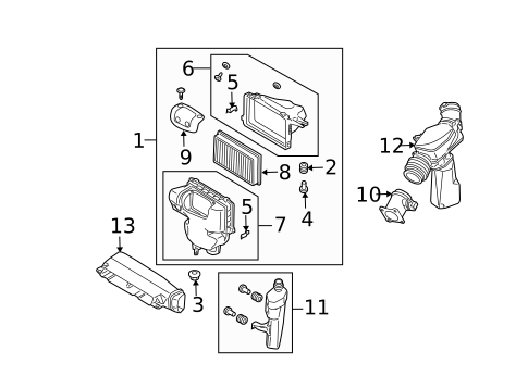 Air Intake for 2003 INFINITI G35 #0