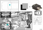 61316919113 - Vehicle Electrical System: Relay, Make Contact, Silent Grey for BMW Image