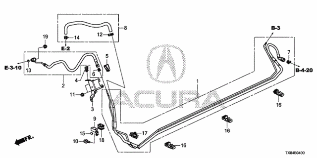 Fuel Pipe for 2013 Acura ILX #0