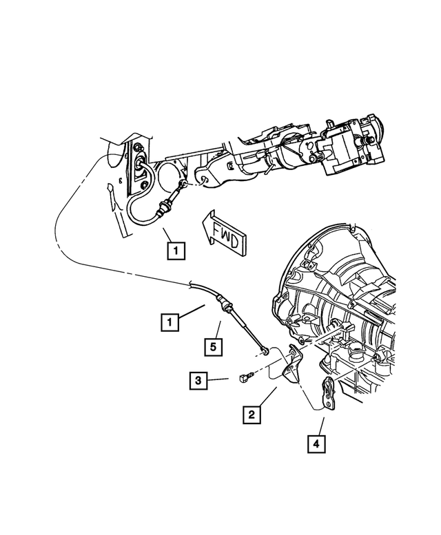 « 52107727AG –  : Sélection De Rapport Cable pour Mopar Image »