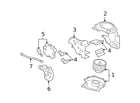Auxiliary Heater & AC for 2006 Cadillac DTS #0