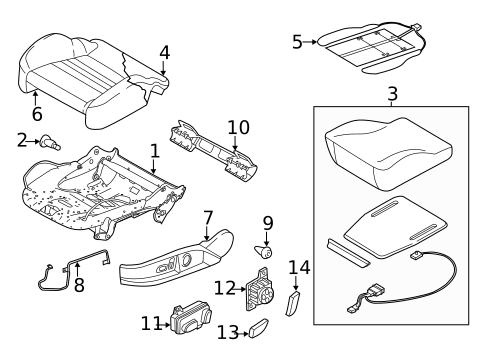 Lumbar Control Seats for 2011 Audi R8 #0