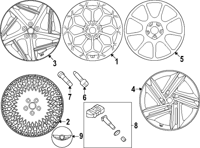 52910T1210 - : Wheel, Alloy for Hyundai Image