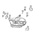 68280815AA - Electrical: Headlamp Leveling Module for Mopar Image