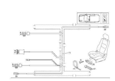 Seat Heating for 1995 Mercedes-Benz E420 #0
