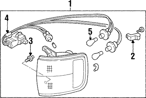 Park & Signal Lamps for 1997 Acura SLX #0