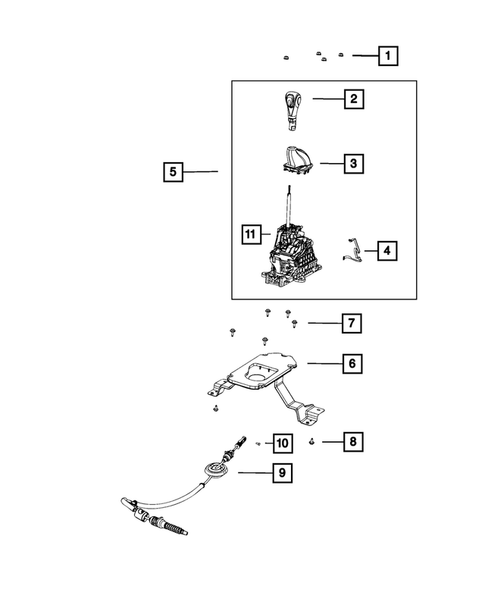 Gearshift Controls and Related Parts for 2014 Dodge Dart #0