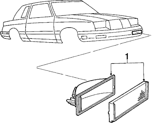 Park Lamps for 1986 Chrysler New Yorker #0