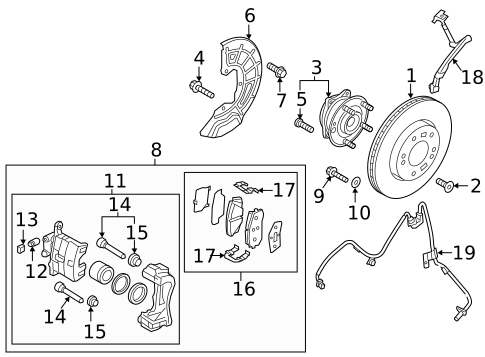 Anti-Lock Brakes for 2017 Kia Optima #0