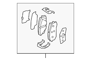 58101E6A10 - : Brake Pads Front for Kia: Optima Image