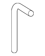 254513K000 - Cooling System: Overflow Hose for Hyundai: Azera, Sonata Image