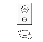 253333L500 - : Radiator Assembly Upper Bracket for Hyundai Image