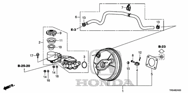 Brake Master Cylinder  - Master Power for 2012 Honda Civic #0