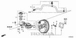 46407SAA003 - Chassis: CLAMP, TUBE for Honda Image