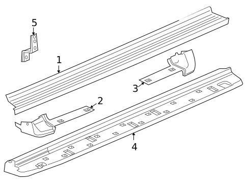Running Board for 2004 Cadillac Escalade #0