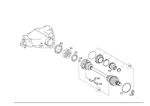 2033502456 - Rear Axle: Drive Shaft for Mercedes-Benz: C32 AMG Image