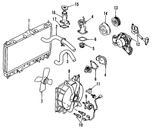 Cooling System for 1993 Dodge Stealth #0