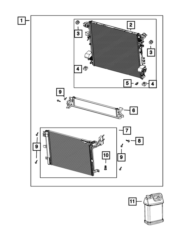 68153921AA - Cooling: Coolant Antifreeze for Mopar Image image