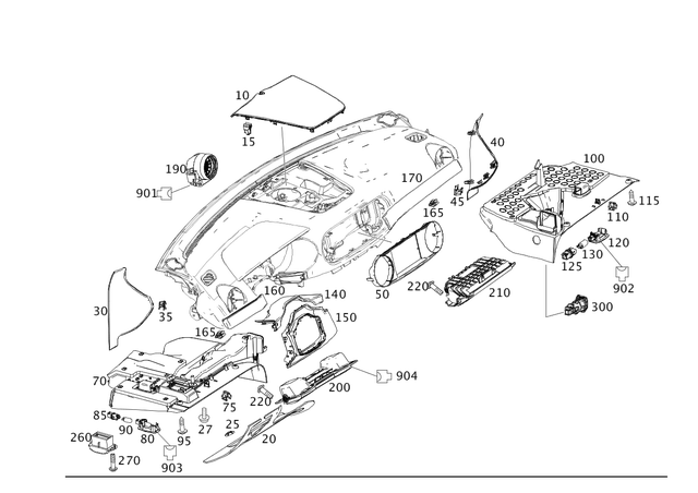 2316801518 - Panelling: Cover Grill for Mercedes-Benz: SL400, SL450, SL550, SL63 AMG, SL65 AMG Image image