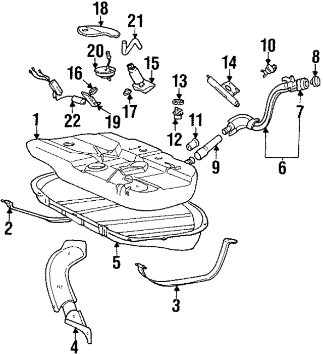 3111729100 - Fuel System: Fuel Pump Insulator for Hyundai Image