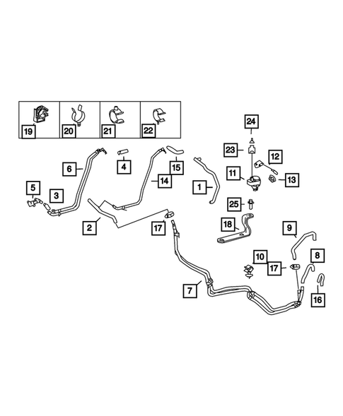 Air Conditioner and Heater Plumbing for 2009 Dodge Sprinter 3500 #2