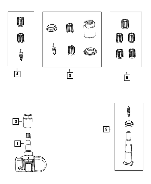 Tire Monitoring System for 2008 Dodge Durango #0