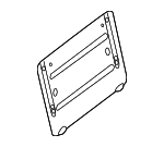 8101711 - Body: License Bracket for Mercedes-Benz Image