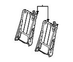 BK3Z99613A39N - Body: Seat Back Frame for Ford Image