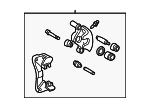 4773006060 - Brakes: Caliper for Toyota: Camry, Solara Image