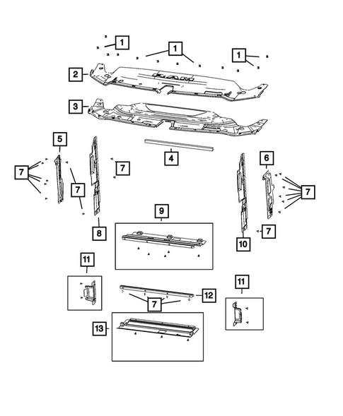 Radiator and Related Parts; Charge Air Cooler for 2025 Ram 1500 #2