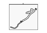 497217S000 - Steering: Hose &amp; Tube Assembly for Nissan: Armada, Pathfinder Armada, TITAN Image
