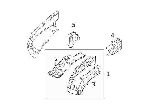 Inner Components for 2009 Nissan Xterra #0