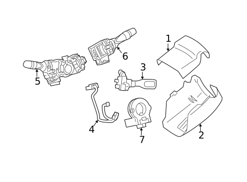Switches for 2011 Toyota Camry #0
