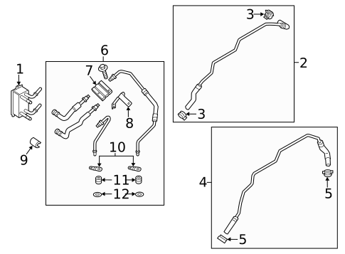 Oil Cooler for 2013 Ford Fusion #0