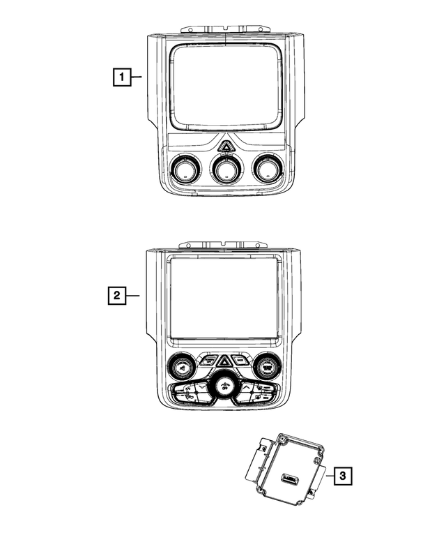 1UJ97DX9AL - Electrical: Center Stack for Mopar Image image