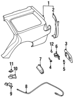 51410AC531 - Body: Quarter Panel for Subaru: Legacy Image