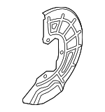 51755C1100 - : Dust Shield - Driver's Side (LH) for Kia: Optima Image