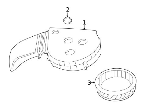 Air Intake for 2009 Dodge Durango #1