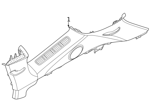 Interior Trim - Quarter Panels for 2023 Genesis GV80 #0