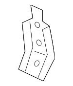 DS7Z54044G22A - Body: Lower Bracket for Ford: Edge, Fusion, Police Responder Hybrid, SSV Plug-In Hybrid | Lincoln: Continental, MKX, MKZ, Nautilus Image