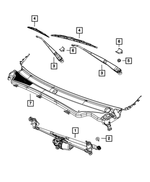 6507943AA - Electrical: Hex Head Screw for Chrysler: 300, PT Cruiser | Dodge: Challenger, Charger, Dart, Durango, Magnum | Jeep: Grand Cherokee, Grand Cherokee WK Image