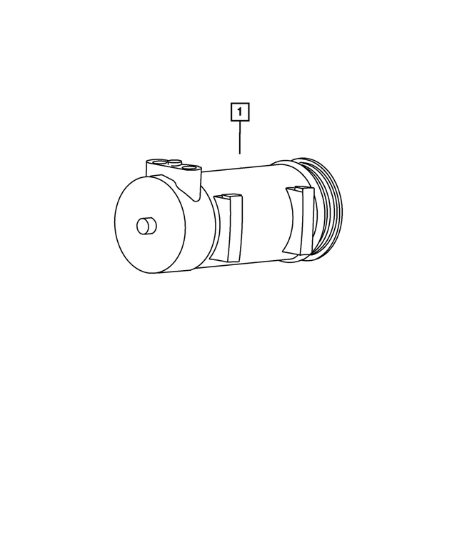 « 55037578AD – Air Conditioning &amp; Heater : Climatisation Compresseur pour Mopar Image »