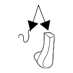 7198460010A3 - Body: Headrest Handle for Toyota: Land Cruiser Image