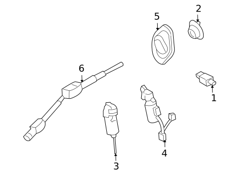 Shaft & Internal Components for 2002 Ford Thunderbird #0