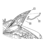 5029272AA - Body Sheet Metal Except Doors: Hood for Mopar Image
